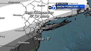 Major weekend winter storm expected to bring snow and rain to the TriState [upl. by Annaik]