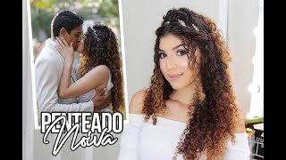 PENTEADO NOIVA Cabelo Cacheado por Jessica Melo [upl. by Ainevuol]