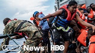 Italy Is Paying Libya To Intercept Migrants On The Mediterranean HBO [upl. by Alage]