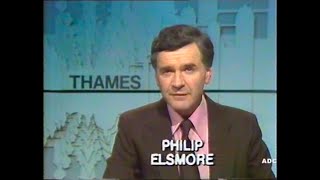 Thames adverts Night Thoughts amp Philip Elsmore invision closedown 23rd February 1984 [upl. by Xylina869]