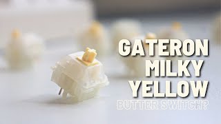 Gateron Milky Yellow  Review and Sound Test [upl. by Adamok59]