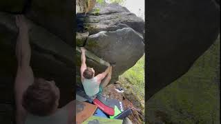 Hold Your Tongue V8  Leavenworth Bouldering [upl. by Walther448]