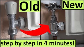 How to Replace a Radiator Valve [upl. by Yednil]