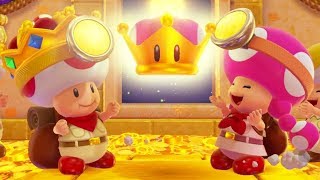 Captain Toad Treasure Tracker DLC Peachette Crown  Chaos in the Grand Labyrinth [upl. by Wendalyn]