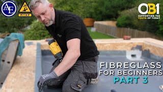 How To Install GRP  Fibreglass Flat Roof Part 3 [upl. by Hines]