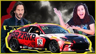 Keanu Reeves RACES At The Final Toyota GR Cup North America  DRS [upl. by Atnom122]