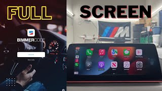 Coding Full Screen Carplay with Bimmercode [upl. by Constantino]