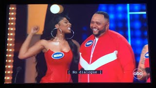 Celebrity Family Feud Megan Thee Stallion ANGRY 😆  Megan Thee Stallion vs NEYO 792024 [upl. by Adnilram]