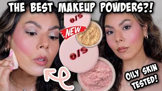 NEW ✨ONE SIZE ULTIMATE BLURRING POWDER IN quotULTRA PINKquot amp quotSWEET HONEYquot REVIEW  OILY SKIN WEAR TEST [upl. by Streetman391]