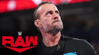 FULL SEGMENT – CM Punk confirms he’ll miss WrestleMania Raw highlights Jan 29 2024 [upl. by Niltyak]