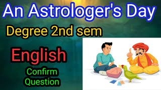 An Astrologers Day Story Explanation inTelugu Degree2nd sem English Trilokya6600Trilokya6600 [upl. by Ledah]