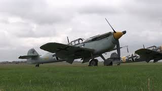 Flightline walk Hispano Buchon  BOB Airshow Duxford UK  September 2022 [upl. by Ednargel]