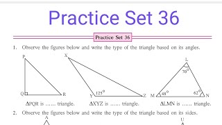 6th Std Math Practice Set 36  Standard 6 practice set 36Q2  Triangles amp Their Properties [upl. by Nileak717]