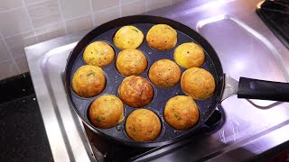 सूजी और हरी सब्ज़ियों से बना हेल्दी नास्ता  Rava Appe  Sooji Appam  Appam Recipe  KabitasKitchen [upl. by Enneiviv980]