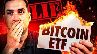 SHOCKING Data About The Bitcoin ETF ACT NOW [upl. by Bullough]