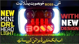 New Mini Boss RMR Head Light  CG125 amp CD70 Srgraphics [upl. by Aisac]