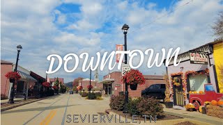 Fall drive downtown Sevierville TN 2024 [upl. by Boorer]