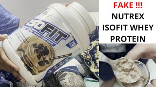 Fake Nutrex Isofit protein review 2022 [upl. by Hibbs]