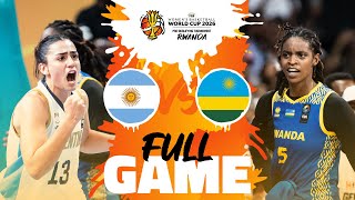 Argentina v Rwanda  Full Basketball Game  FIBAWWC 2026 PreQualifying Tournament [upl. by Eirallam]