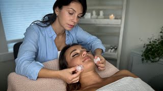 ASMR Spa Scalp Face Neck and Shoulder Treatment  Ultimate Relaxation Routine for a Restful Night [upl. by Oiramej]