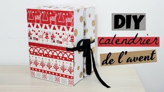 DIY calendrier de lavent en carton [upl. by Siuraj]