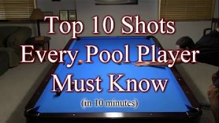 How to Play Pool  Top 10 POOL SHOTS Every Player Must Know [upl. by Forland]