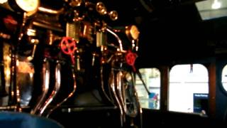 Footplate on The Mallard Steam Train [upl. by Idnak]