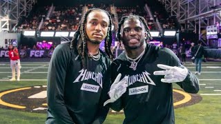 Quavos Huncho Day Celebrity Football Game  Tyreek Hill [upl. by Ailegnave]