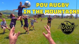 Rugby from the Players Eyes POV Cowpie Classic [upl. by Nodnas]