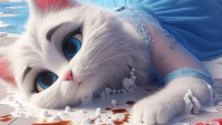 watch what her kittens did to her kittens cats catvideos cute ai animation pixarstyle love [upl. by Granger]