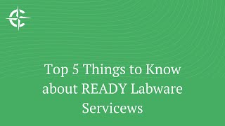 Top 5 Things to Know About Ready Labware Services Before You Buy [upl. by Gaivn361]