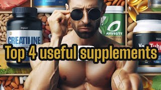 very useful top 4 Suppliments for gym buddies [upl. by Andromede]