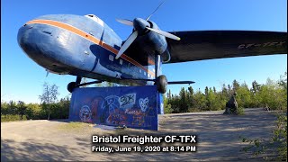 Bristol Freighter CFTFX  First wheeled plane to land at the North Pole [upl. by Elatia]