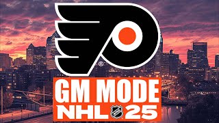 NHL 25  Philadelphia Flyers  GM Mode Commentary ep 2  FULL STREAM [upl. by Ynafetse]