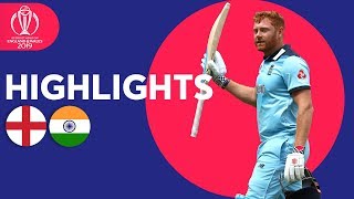 Bairstow Leads England To Victory  England vs India  Match Highlights  ICC Cricket World Cup 2019 [upl. by Nagud]