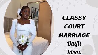 COURT MARRIAGE 10 BEAUTIFUL BRIDAL OUTFITS CIVIL WEDDING OUTFIT IDEAS FOR BRIDES courtwedding [upl. by Aunson]