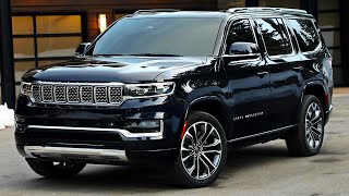 2022 Jeep Grand Wagoneer  interior Exterior and Driving Large Luxury SUV [upl. by Alford232]