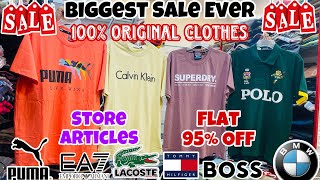 100 Original Clothes  TshirtsPoloneckShirtsJeans  Branded Clothes in Mumbai  Sale Clothe [upl. by Beauregard75]