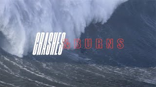 The Greatest Wipeouts From Nazaré  SURFER  Crashes and Burns [upl. by Ornas]