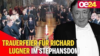 ✞ Trauerfeier für Richard Lugner im Stephansdom [upl. by Iinde]