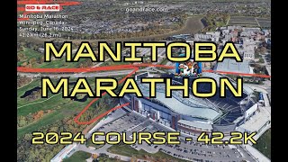 Manitoba Marathon 2024 fly over the marathon course [upl. by Attenej]