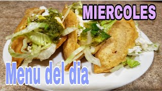 Menu del dia 🔴EMPANADAS FRITAS de POLLO 🍗 😋🤤🌮Martucha F [upl. by Luisa]