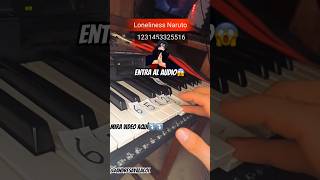 Loneliness Tutorial Piano Naruto Easy Foryou Share fyp short viral music [upl. by Ronal]