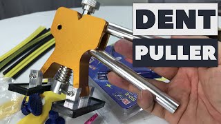 Dent Puller Paintless Dent Repair Tools Kit with Glue Gun Review [upl. by Riehl]