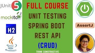 Master Unit Testing Java Spring Boot REST API Application in One Shot  Full Course [upl. by Werra454]