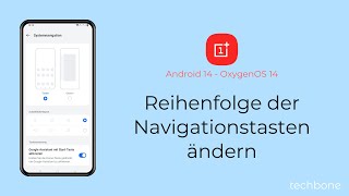 Reihenfolge der Navigationstasten ändern  OnePlus Android 14  OxygenOS 14 [upl. by Nemzaj]