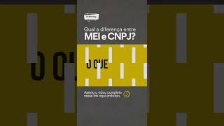 MEI e CNPJ Shorts mei cnpj negóciopróprio empreendedorismo abriminhaempresa [upl. by Treblig]