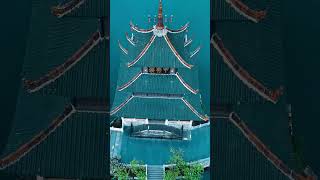 Drone aerial photography of Jiaxiu Pavilion Guiyang China discoverchina chinatourism travel uav [upl. by Pompei]