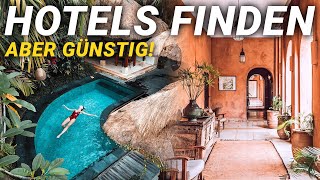 SO FINDET MAN GÜNSTIGE HOTELS auf WELTREISE Günstig Reisen mit unseren Tipps [upl. by Ally727]