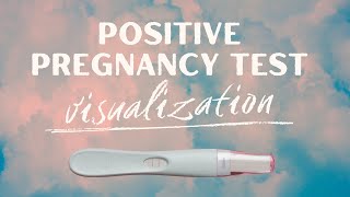 Youre Pregnant  Fertility VIVID Visualization  Positive Pregnancy Test [upl. by Delphina807]